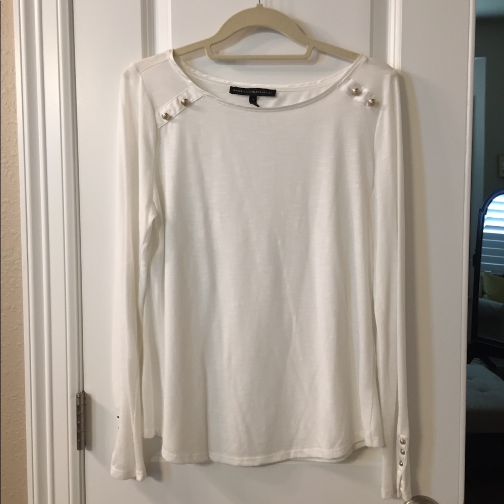 Size Medium White House Black Market White top